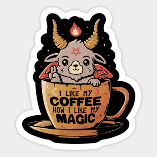 Black Coffee Sticker